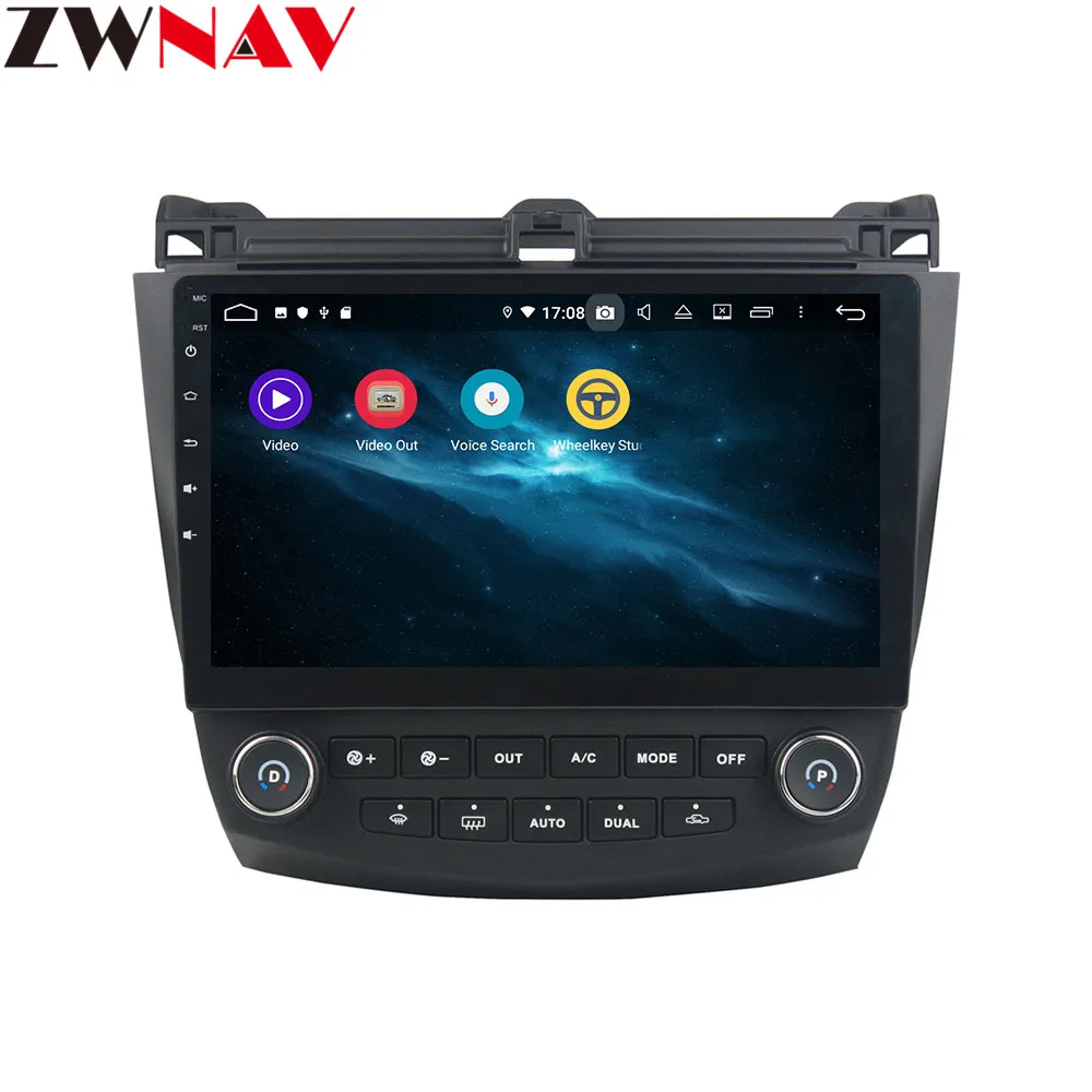 10," Android 9 4+ 64G DSP автомобильный dvd-плеер gps навигация для HONDA ACCORD 7 2003-2007 головное устройство мультимедийный плеер магнитофон