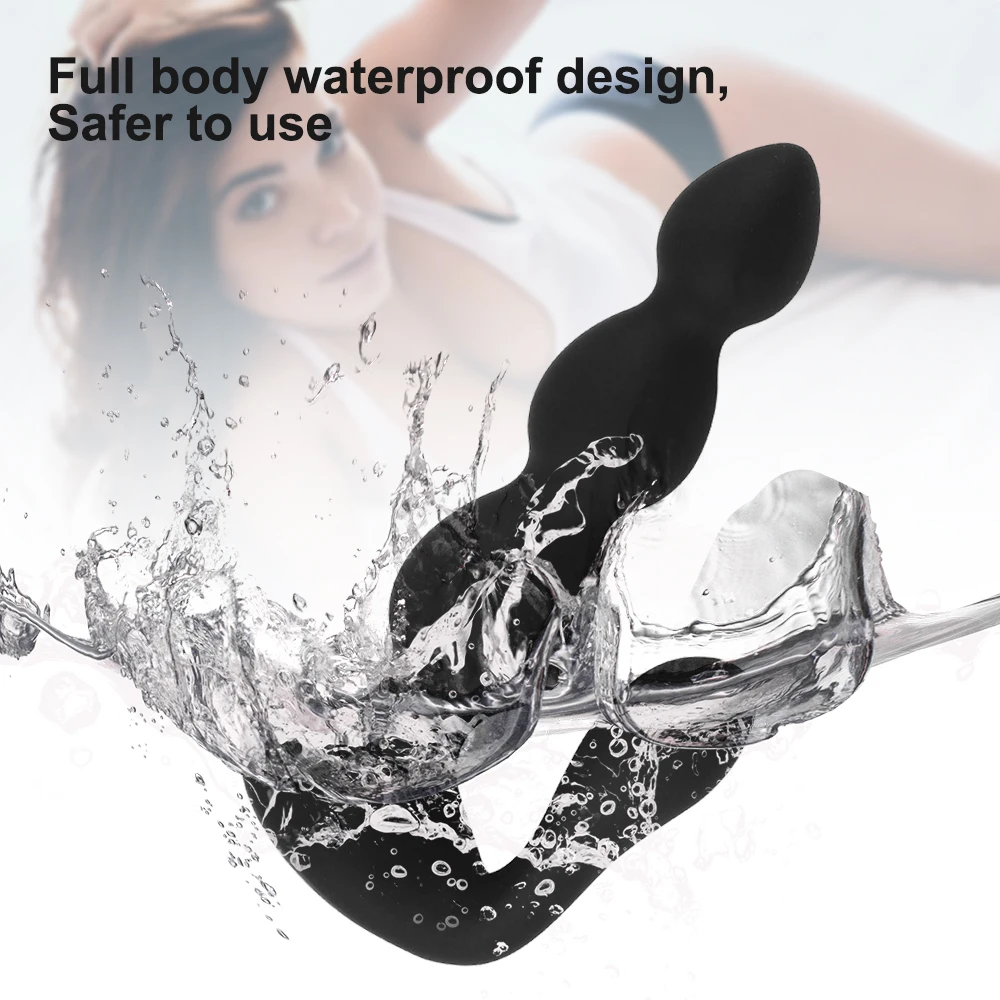 Анальный вибратор GUIMI с дистанционным управлением массажер простаты анальные