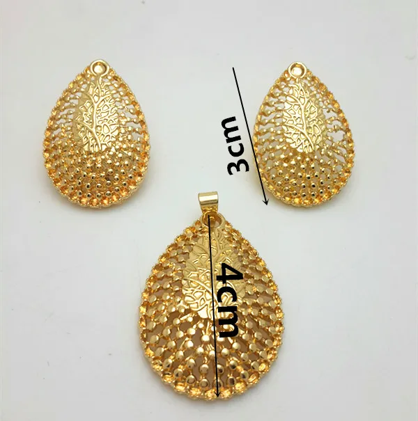 2016 Женские Ювелирные наборы overgild эфиопские ювелирные изделия свадебные ожерелья