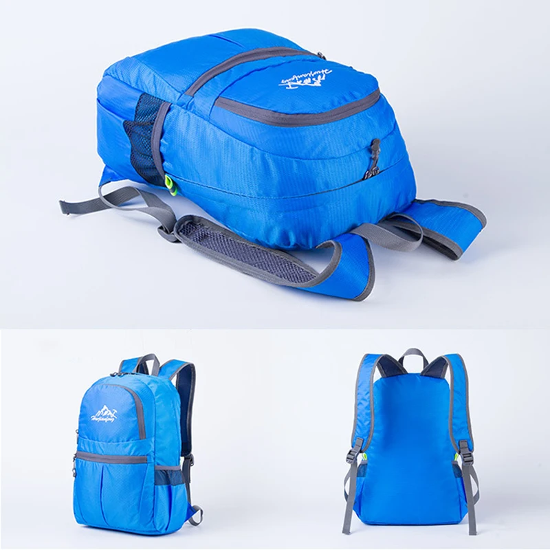 Дорожный легкий рюкзак складная Наплечная Сумка 210D нейлоновый складной для
