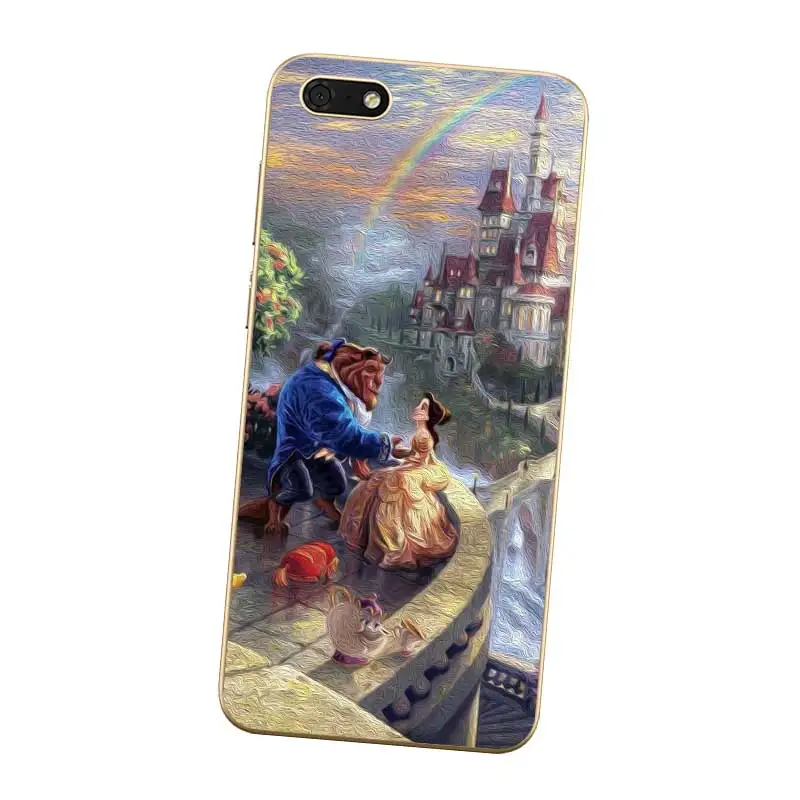 N268 Красавица и Чудовище Мягкие TPU силиконовый чехол для Huawei NOVA 2 2i S 3 3e 3i 4 4e