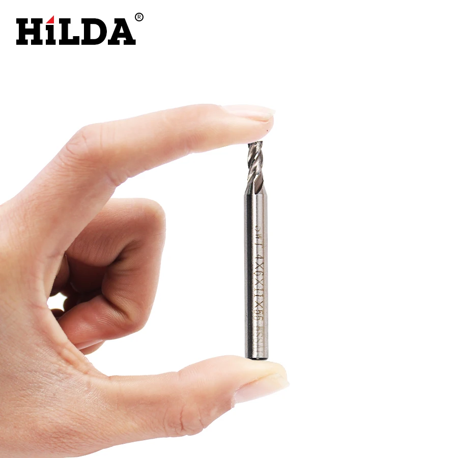 HILDA 7 шт. фреза с 4 канавками диаметром 1 5 6 мм|Фреза| |