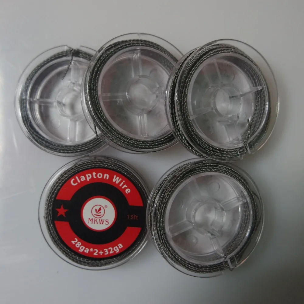 Розничная Клэптон Провод Катушки пара tech отопление провода 15 футов Ni200 24ga + 32ga