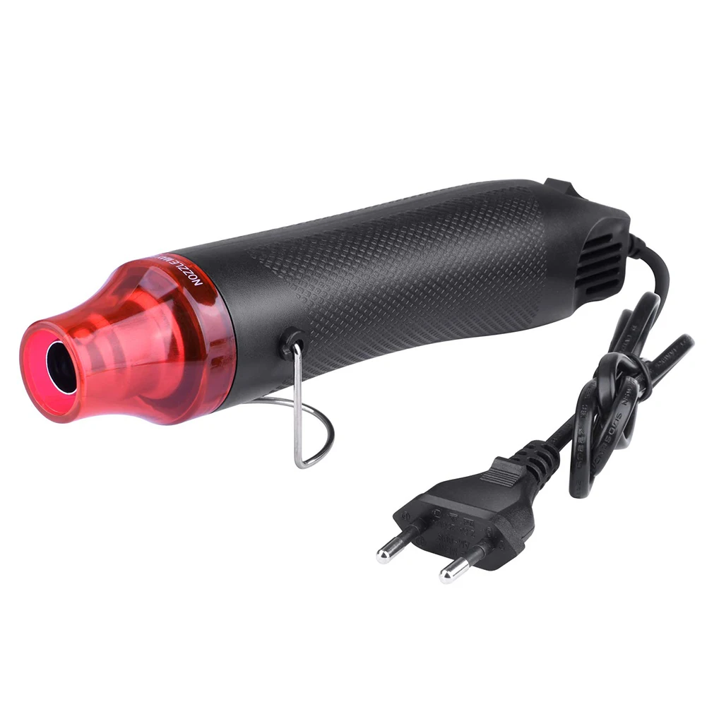 110V EU Plug Промышленный фен DIY Тепловая воздушная ручка ручной нагрев установочный элемент Электрический Электроинструмент нагревательная фиксация с опорное место 220 В/110 В - Цвет: 110V EU Plug