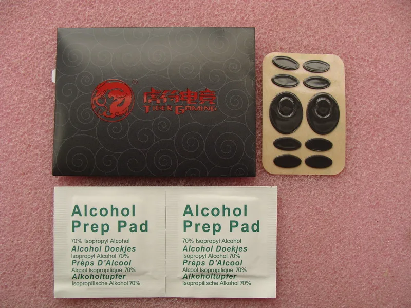 2 компл./упак. Оригинальный профессиональный тигровый геймерский мышь glide mouse