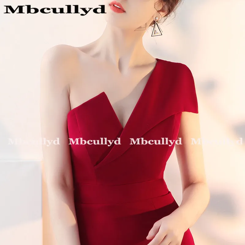 Mbcully V-образным вырезом Русалка Выпускные платья 2020 Дешевые спинки Вечернее