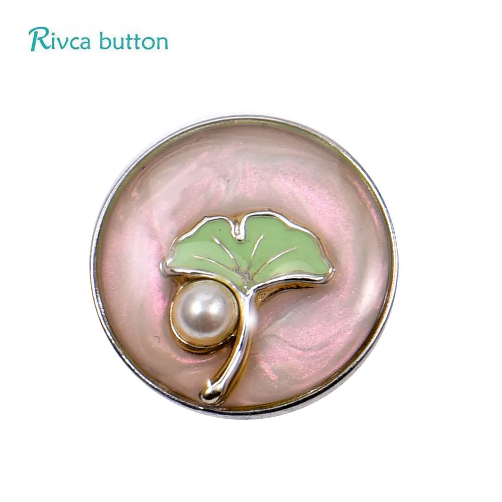 D04490 Rivca Snap Ginger 18 мм Цветок Модные ювелирные изделия оснастки для женщин