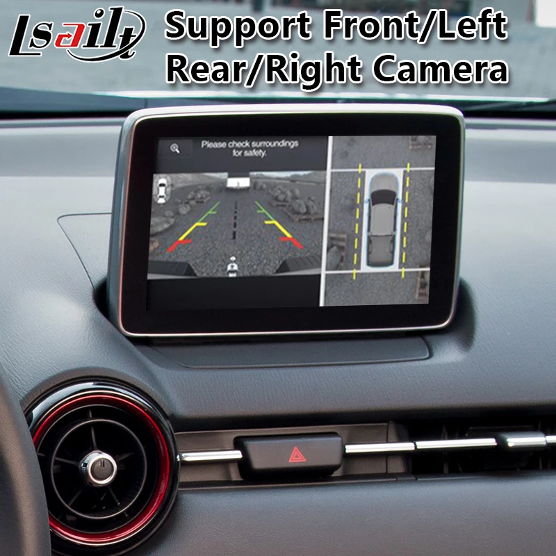 Lsailt Android Мультимедиа Видео Интерфейс для 2014 2020 Mazda CX 3 MZD Системы с gps навигации