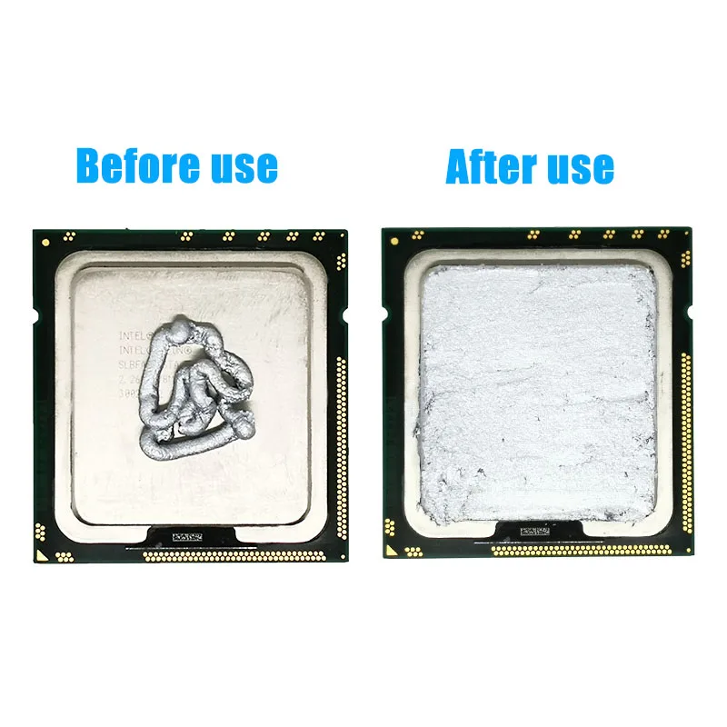 

HALNZIYE High stability reliability CPU Fans GPU Coolers HY810 Thermal Paste Tub Gray Thermal Paste Heatsink Thermal Grease