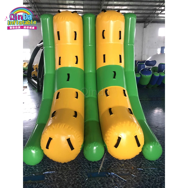Надувной двойной teeter totter для игр в водный парк хит продаж|Надувные игрушки| |