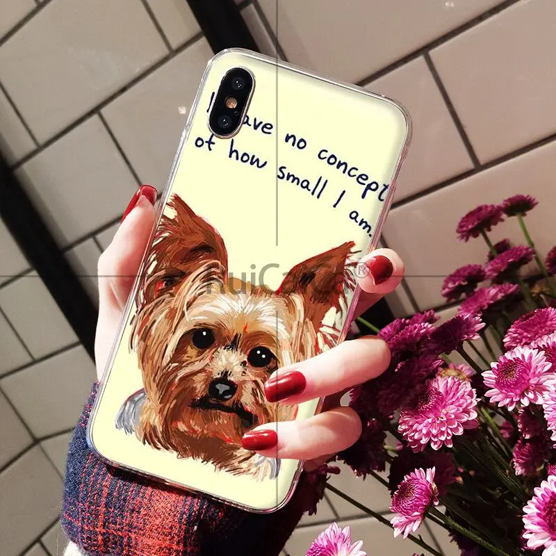 Умный чехол Ruicaica йоркширского терьера для Apple iPhone 8 7 6 6S Plus X XS MAX 5 5S SE XR | Мобильные