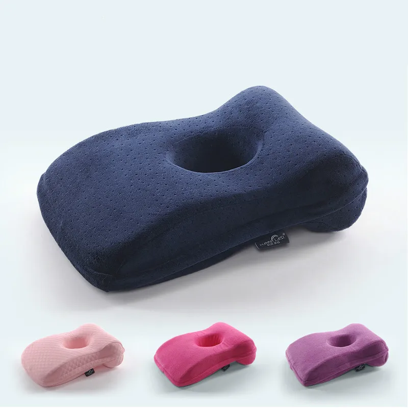 

Memory Foam Pillow for Desk Sleeping Multinational Travel Memory pillow Office Nap L shape Slow Rebound Solid Anti-Apnea Pillow