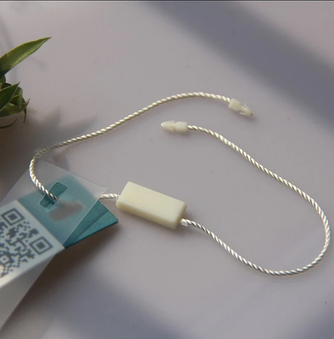 500 шт. Двойная заглушка квадратная головка бирки для одежды подвесная нить