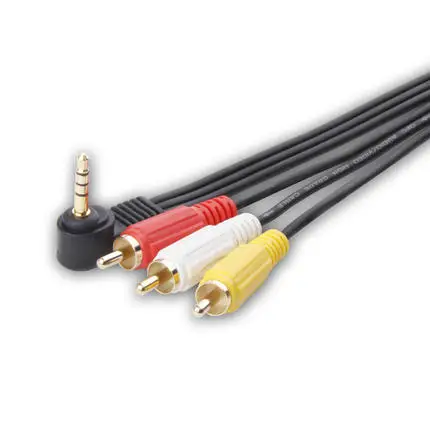 Choseal 30 юбилей QS3000 rca 3 5 мм jack 3RCA штекер Аудио Видео av кабель для ТВ коробка DVD|jack 3rca|rca
