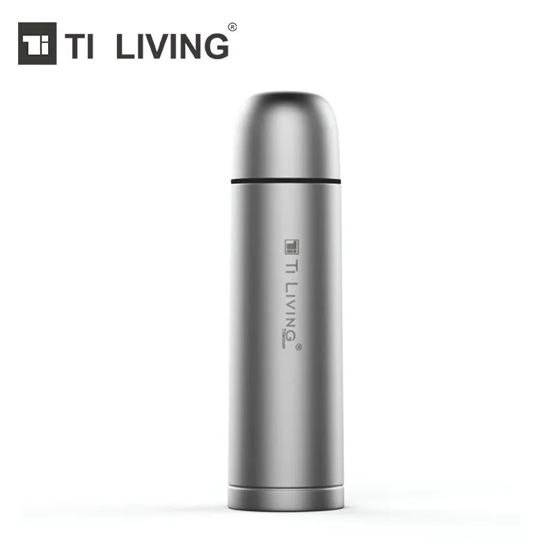 Титановый термос tilive для воды бутылка чайник посуда напитков 500 мл уличная