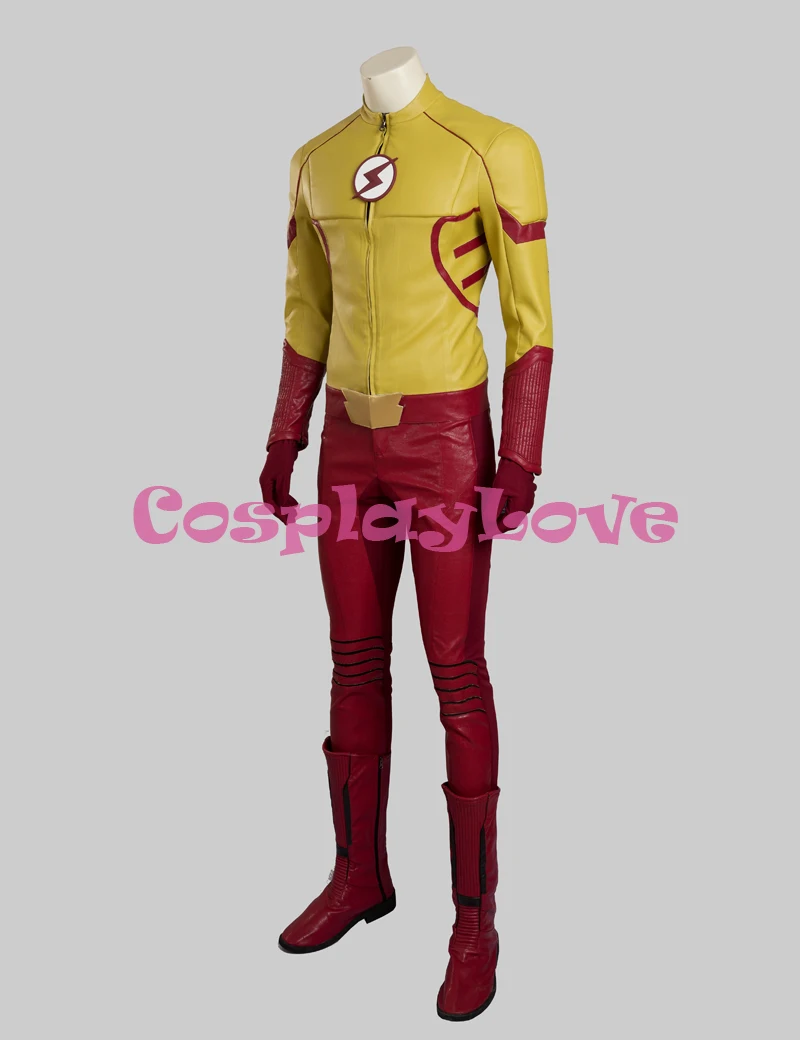 The Flash Season 3 Wally West Cosplay Costume Barry Allen cos for Adult
