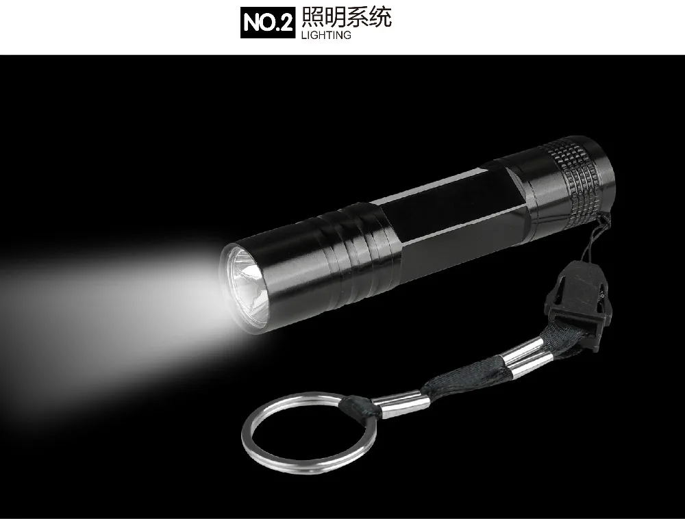 Мини-фонарик светодиодный фонарик 7 Вт ZOOM LIGHT Q5 2000LM Водонепроницаемый светодиодный фонарик AAA батарея мощный светодиод для охоты