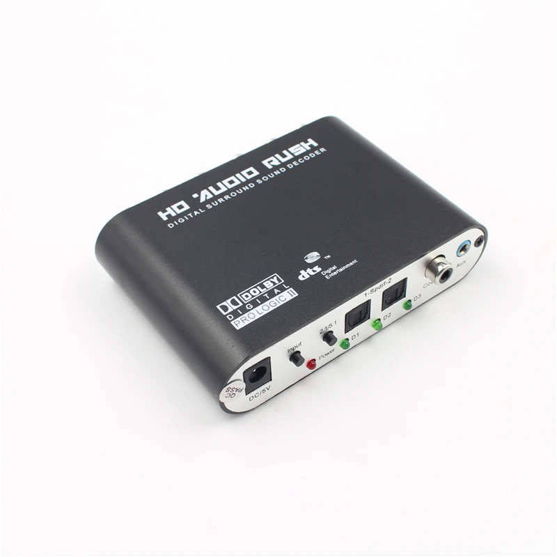 Цифровой аудио декодер 5 1/2 1 канала SPDIF коаксиальный к RCA DTS AC3 цифровой усилитель