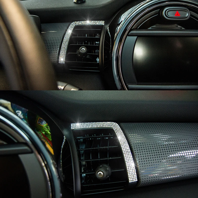 Автомобиль с украшениями в виде кристаллов рамка литье под давлением стикер для