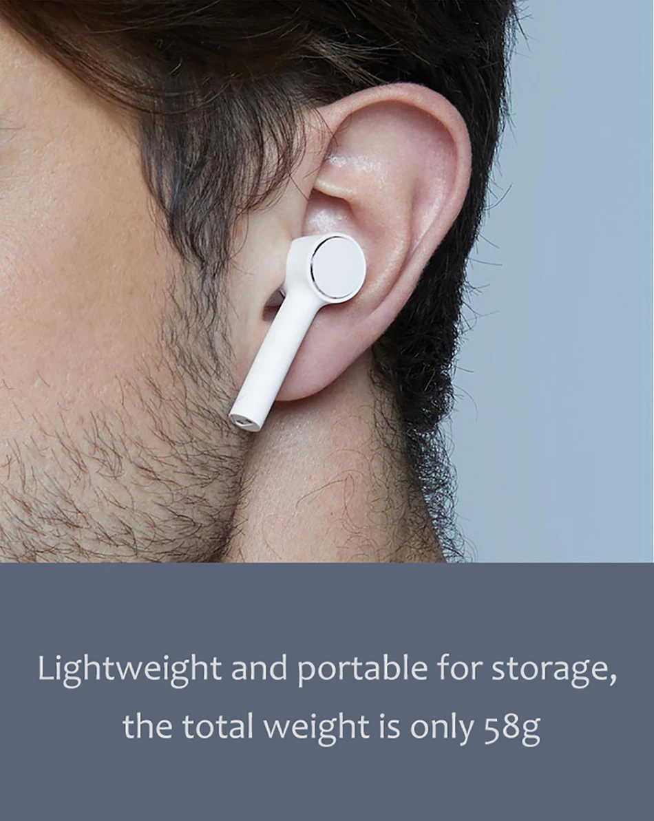 Xiaomi Airdots Pro Bluetooth Eerphone Xiaomi Air TWS ENC Беспроводная стереогарнитура ANC сенсорное управление AAC HD звук