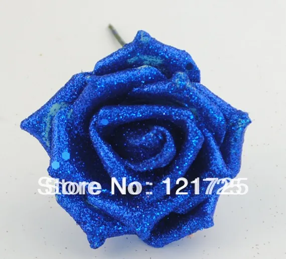 

Free shipping Handmade artificial flower cartoon bouquet rose sprayed with gold powder BLUELOVER
