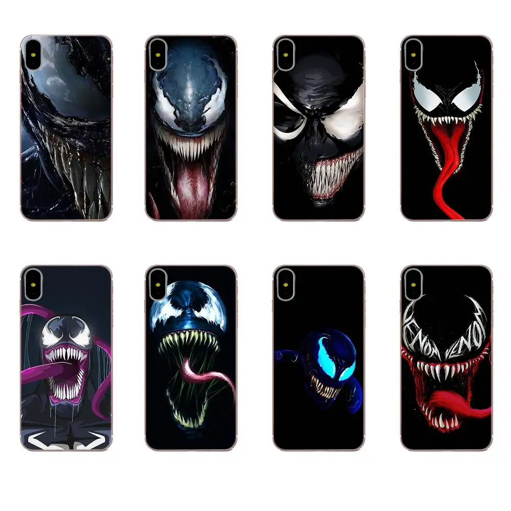 Мягкие силиконовые прозрачные чехлы из ТПУ Venom Villain Hulk для Xiaomi Redmi Mi Note 7 8 9 SE Pro Lite Go