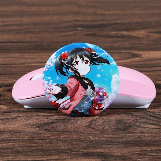 FFFPIN 5,8 см большая брошь Lovelive нагрудник Япония Аниме Любовь живой значок булавка монета Косака Хонока Сонода Уми значок ткань рюкзак - Цвет: Model E
