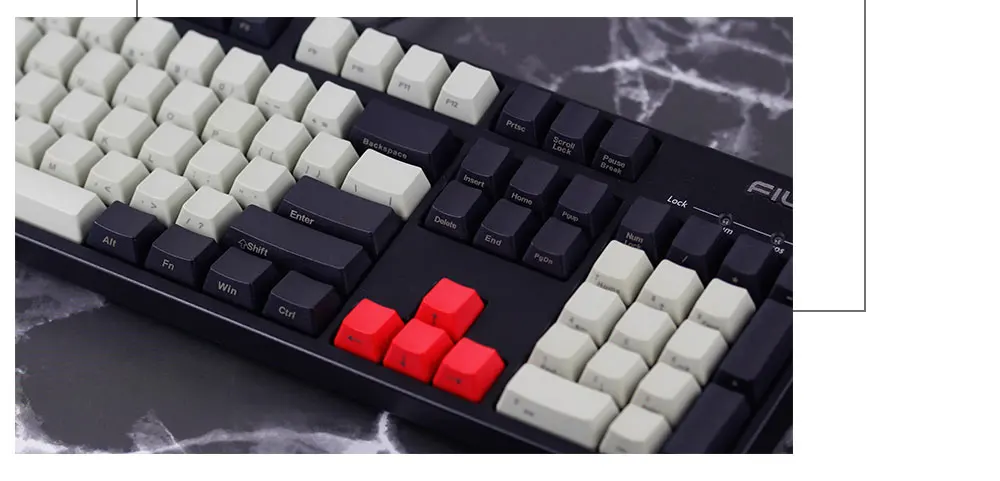 Ducky filco PBT 108 цветная клавишная крышка s для вишни/ANSI механическая клавиатура цветная клавишная крышка