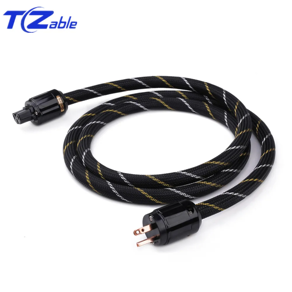 Кабель питания Hi Fi высококачественный шнур стандарта США аудиоразъем кабель из