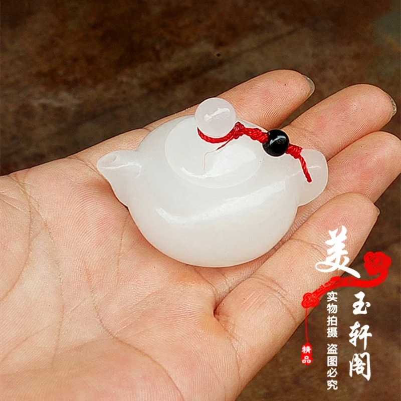 Натуральные ювелирные изделия из китайского бутика Синьцзян белый нефрит