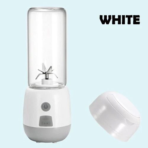 C-WHITE 450 мл USB портативный Перезаряжаемый блендер многофункциональная соковыжималка Мини соковыжималка для еды соевое молоко фруктовая пищевая Соковыжималка кухонный инструмент - Цвет: C-WHITE
