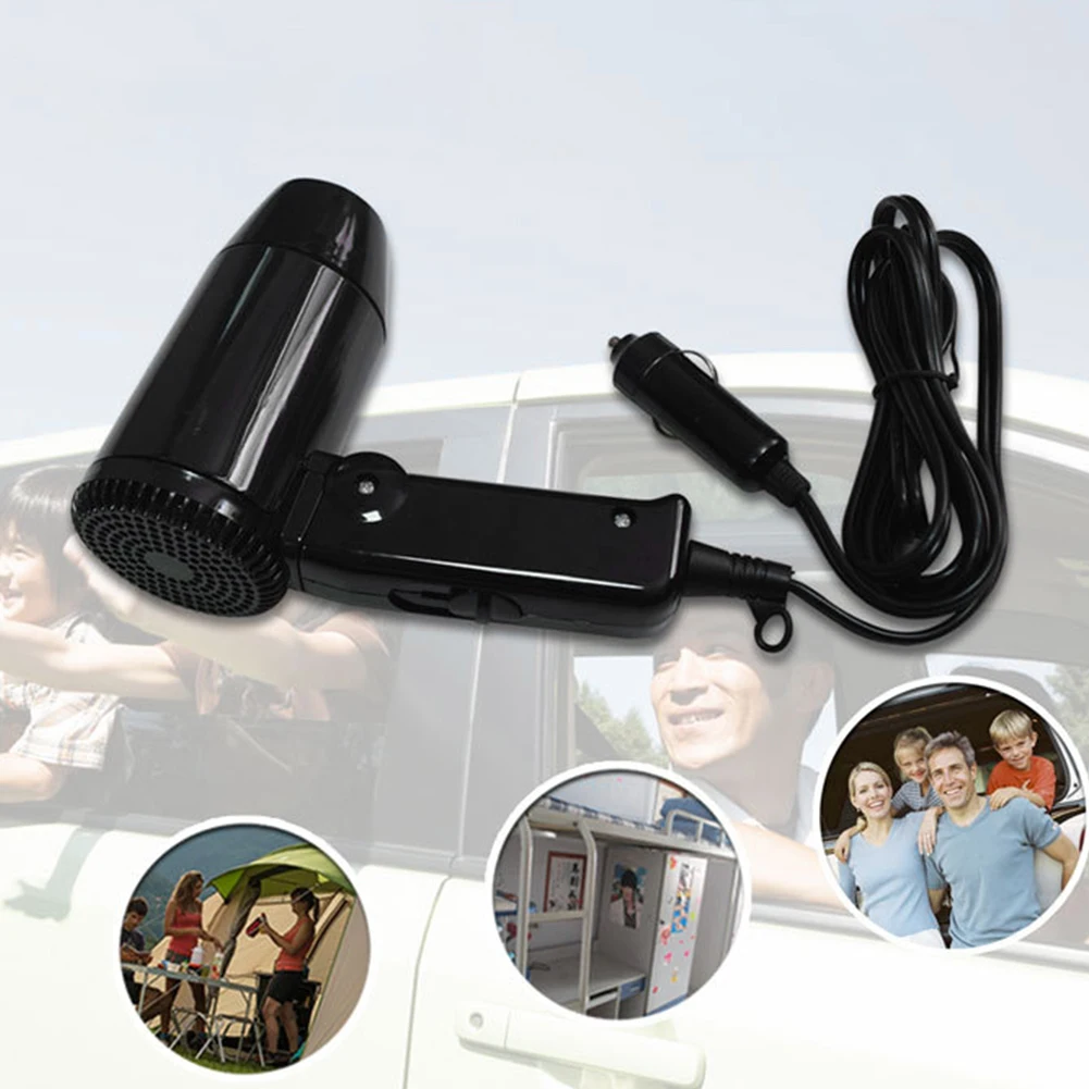 12V Car Glass Defroster Camping Hair Foldable Portable Travel Caravan Dryer | Автомобили и мотоциклы