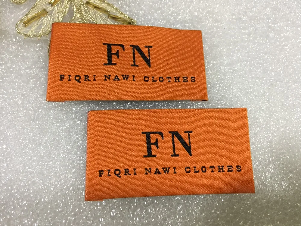 Аксессуары для одежды фирменный логотип дамасская тканая этикетка | Дом и сад