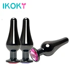 Ювелирное Украшение, металлическая Анальная пробка, интимные игрушки для женщин и мужчин, товары для взрослых, простата, массаж, пара игр, инструмент для связывания