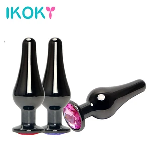 Ювелирное Украшение, металлическая Анальная пробка, интимные игрушки для женщин и мужчин, товары для взрослых, простата, массаж, пара игр, инструмент для связывания