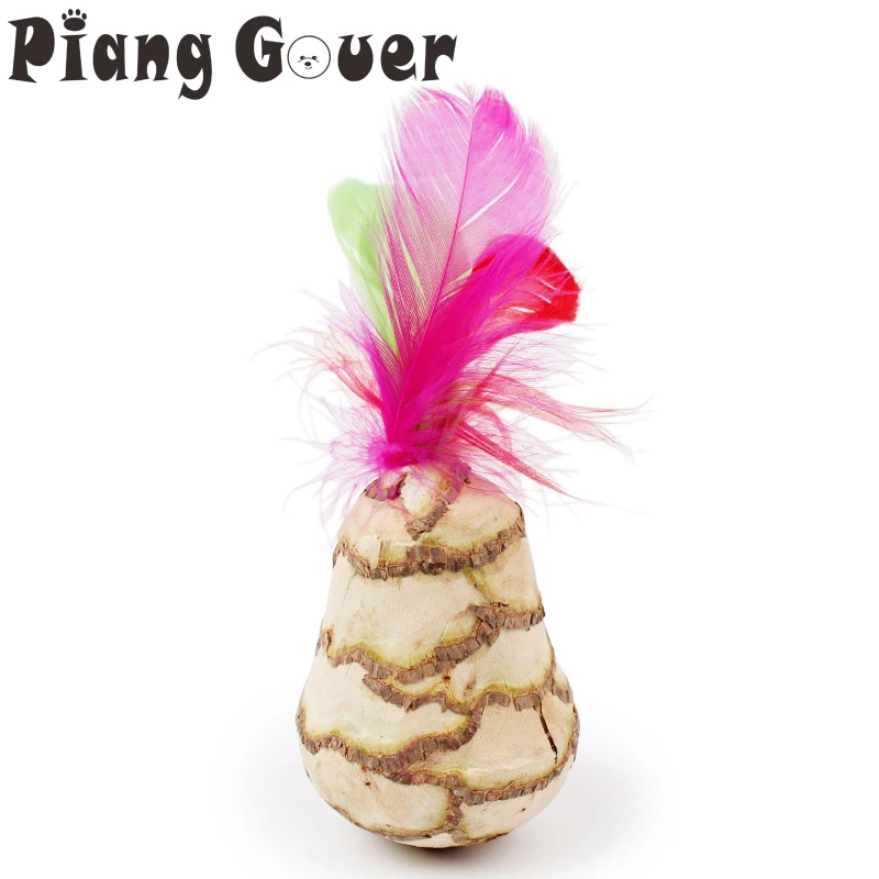 Натуральный актинидия polygama Игрушки для котов Перо накладные silvervine мяч кошка игры