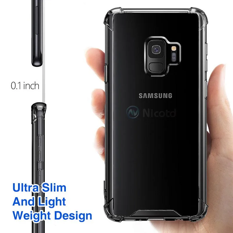 Чехол для samsung Galaxy S9 S8 Plus, мягкий силиконовый чехол для телефона, для samsung Galaxy S7 edge Note 8, прозрачный чехол из ТПУ, сумки