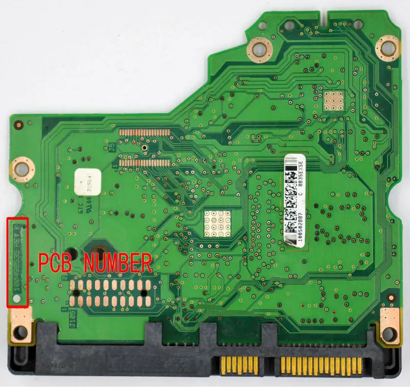 HDD PCB для SEAGATE/логическая плата/плата номер: 100498535|pcb cut|hdd ibmhdd player and recorder. |