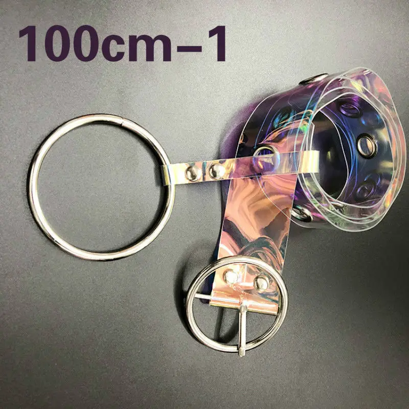Женский прозрачный пластиковый пояс Пейсли новинка 100x3 5 см рубашка платье ремни