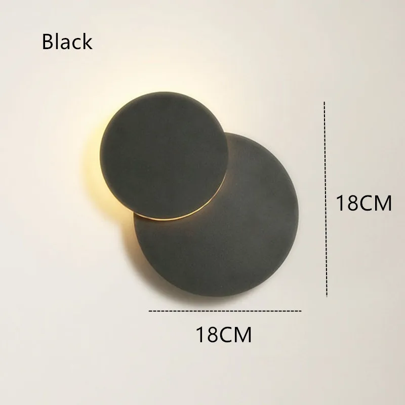 Настенная лампа в скандинавском стиле круглая квадратная для гостиной столовой