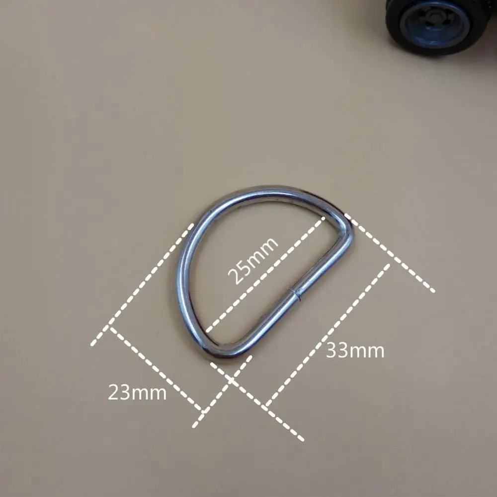 Silver 25mm " 1,5" " для 25 мм 38 мм 50 мм лямки D Кольцо ползунки делая Швейные ремесленные ботильоны с ремнями сумки крепеж пряжки аксессуары - Цвет: Silver 25mm