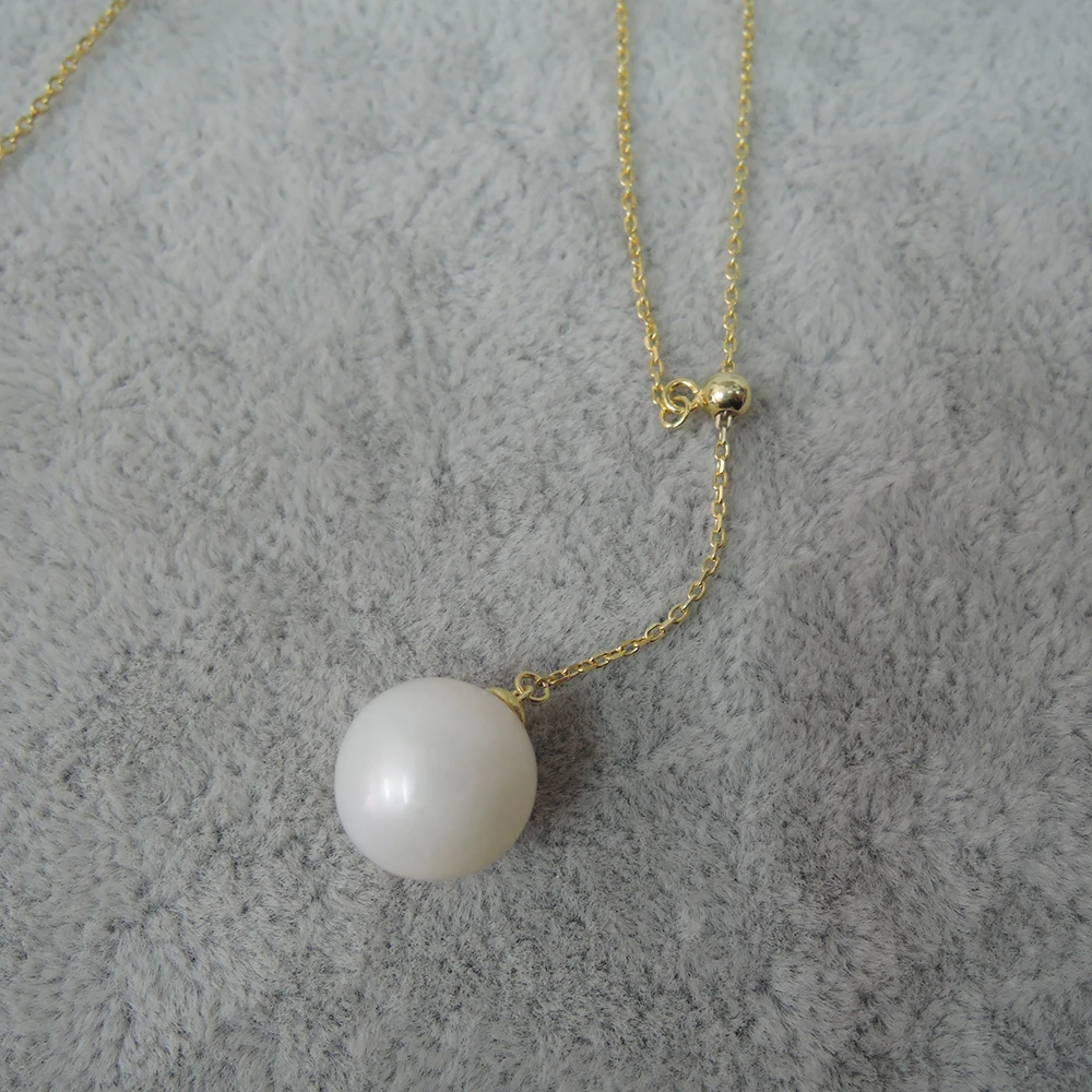 100% натуральный пресноводный жемчуг популярное ожерелье серебро 925 пробы с