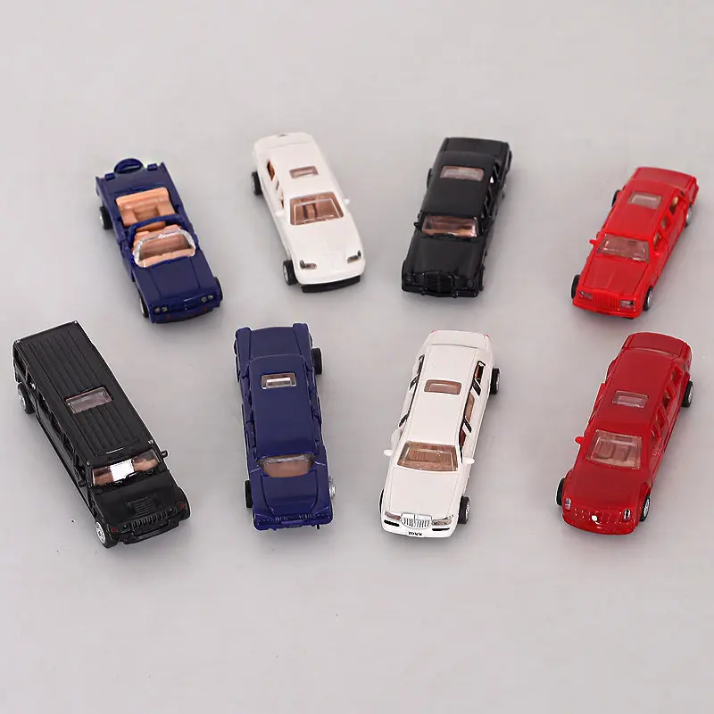 Мини 8 шт./лот сборка автомобилей 1: 87 снижение пропорции DIY литья под давлением модель автомобиля игрушка строительные наборы открытая дверь Jsuny