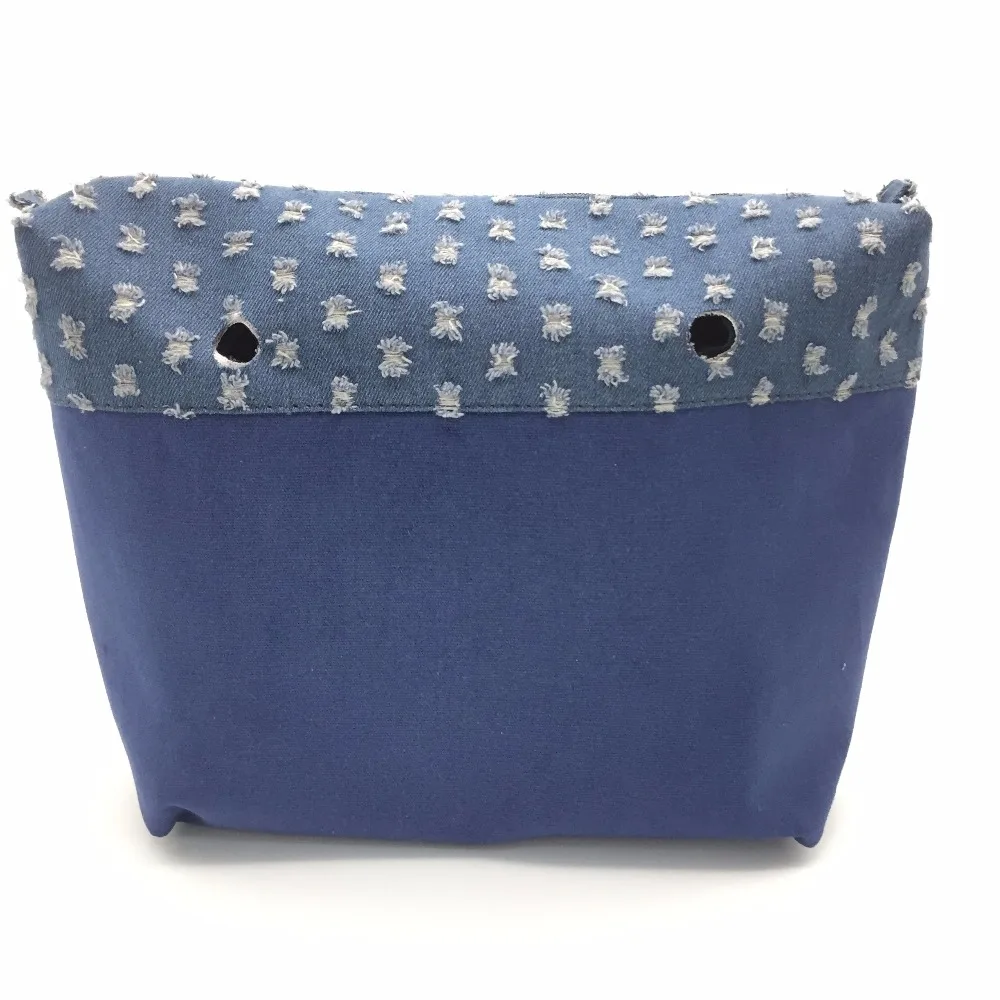 Новинка внутренняя подкладка карман на молнии для классического Mini Obag холщовая