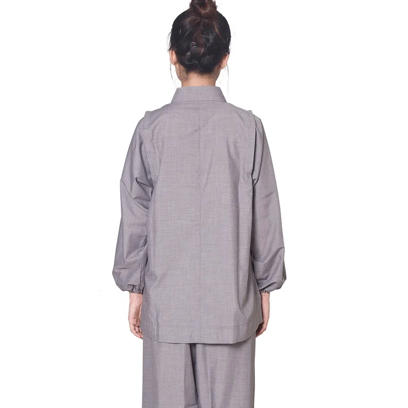 Женская униформа одеяния буддийских монахов shaolin буддистская одежда женская