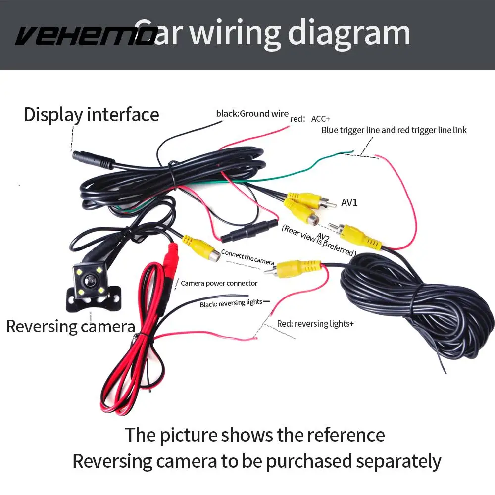 Vehemo 7inch Display 1080P Car MP5 Player Reverse Priority Monitor Premium Universal EBook LCD | Автомобили и мотоциклы