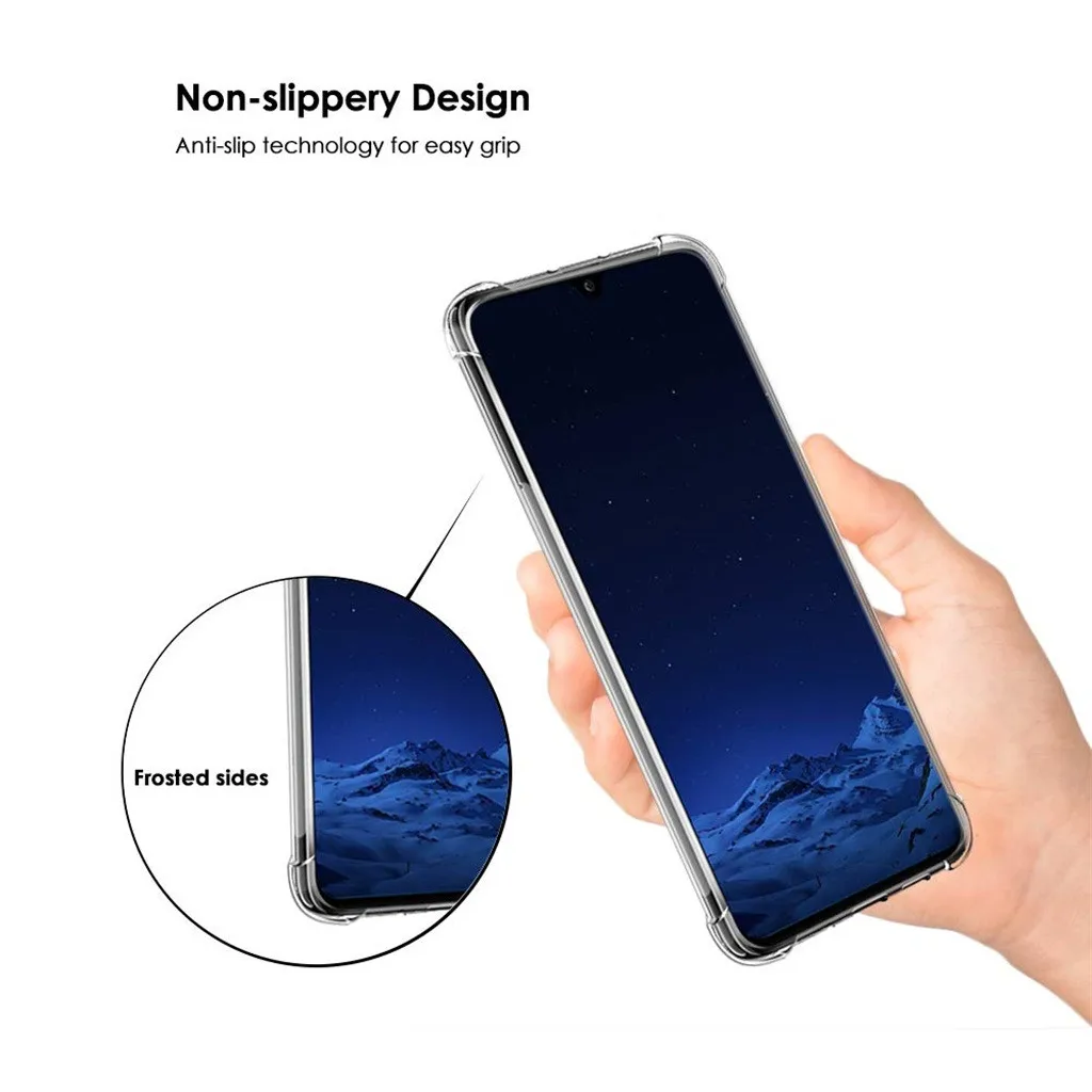 Прозрачный чехол для телефона Huawei P30 Pro 6 47 Дюймов прозрачный мягкий резиновый