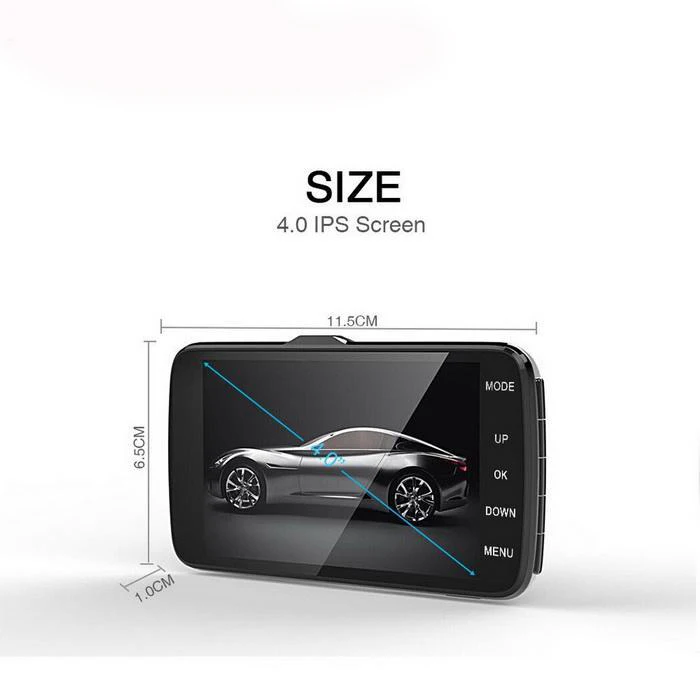 Автомобильная камера Anytek B50 4 0 &quotFHD 1080P Dash Cam Автомобильные видеорегистраторы с