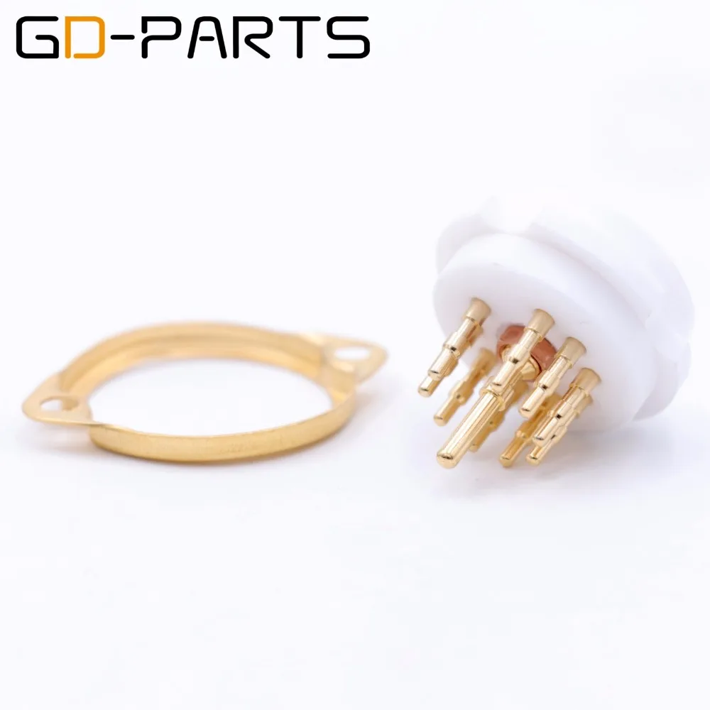 GD PARTS высококачественный позолоченный 9pin керамический трубчатый разъем для 12AX7