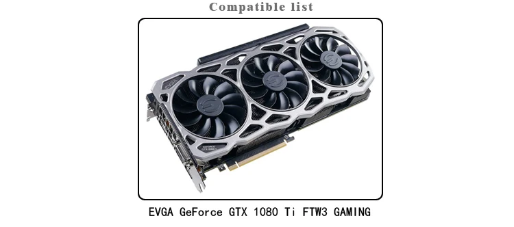 Курган полное покрытие графическая карта блок использовать для EVGA GTX1080Ti FTW3 игровой водяного охлаждения GPU радиаторный блок LRC RGB светильник